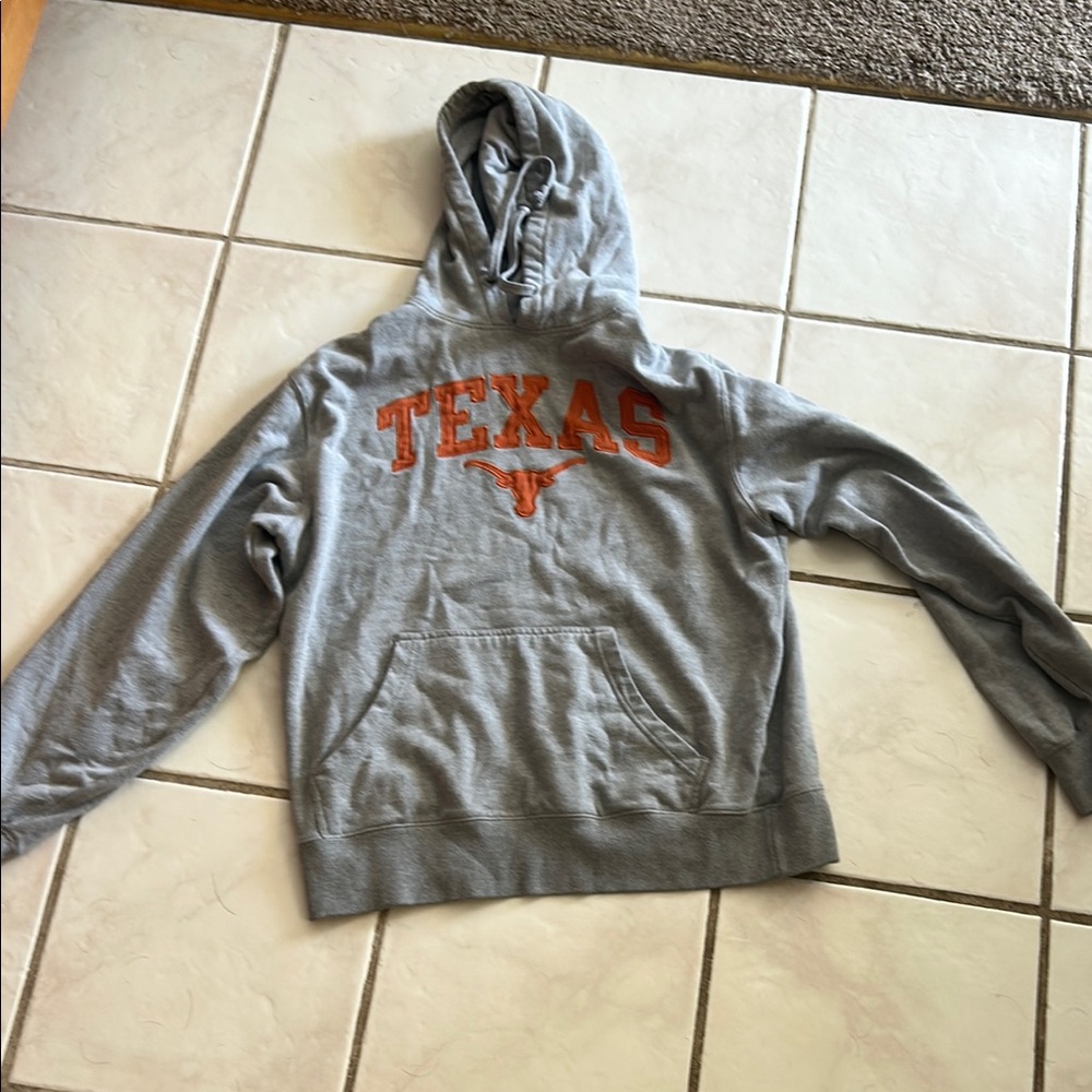 Nike Gray and Orange UT Hoodie